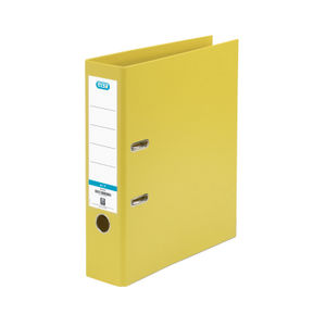 Elba A4 Yellow 70mm Plastic Lever Arch File