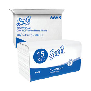 Scott Performance 1-Ply Hand Towels (Pack of 15)