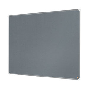 Nobo Premium Plus Felt Notice Board 600 x 450mm Grey