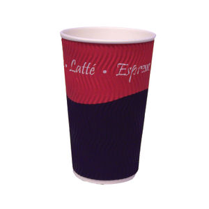 Robinson Young 25cl Rippled Wall Insulated Cups (Pack of 25)