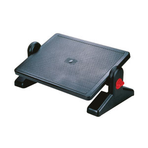 Q-Connect Ergonomic Adjustable Footrest Platform Size 540x265mm Black