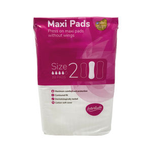 Interlude Maxi Pads Size 2 Pack 20 (Pack of 12)