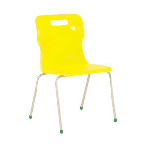 Titan 350mm Yellow 4-Leg Chair