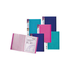 Snopake Electra Display Book 24 Pocket A4 Assorted (Pack of 10)