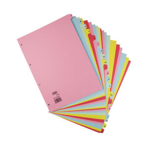 Elba A-Z Card Dividers A4 Assorted