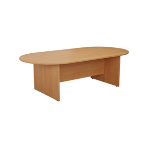 Jemini 1800x1000mm Beech D-End Meeting Table