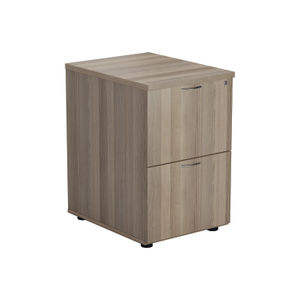 Jemini H710mm Grey Oak 2 Drawer Filing Cabinet