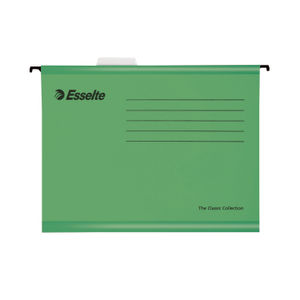 Esselte Classic A4 Green Suspension File (Pack of 25)
