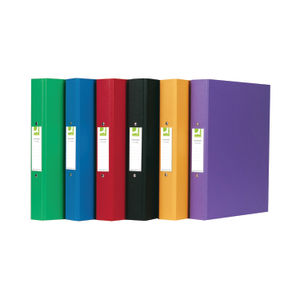 Q-Connect 25mm 2 Ring Binder Polypropylene A4 Assorted (Pack of 10)