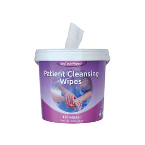 EcoTech White Patient Cleansing Wipes (Pack of 150)