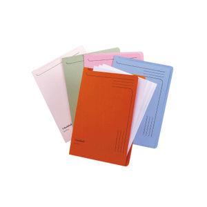 Guildhall Assorted Foolscap Slip Files 230gsm (Pack of 50)