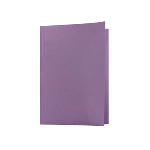 Guildhall Foolscap Mauve Square Cut Folder (Pack of 100)