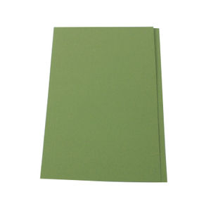 Guildhall Green Foolscap Square Cut Folders 315gsm (Pack of 100)