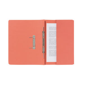 Guildhall Orange Pocket Spiral Files (Pack of 25)