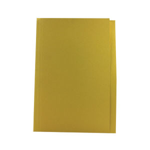 Guildhall Yellow Foolscap Folder Mediumweight (Pack of 100)