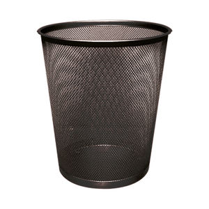 Q-Connect 18L Black Mesh Waste Basket