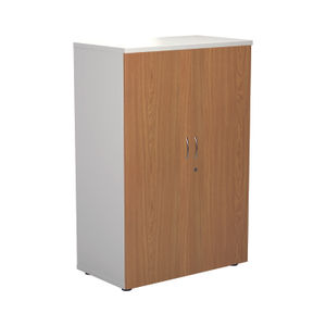 Jemini 1200 x 450mm White/Nova Oak Wooden Cupboard