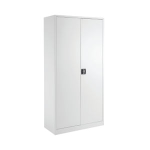 Talos 1790mm White Double Door Stationery Cupboard