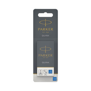 Parker Quink Blue Permanent Ink Cartridge (Pack of 60)