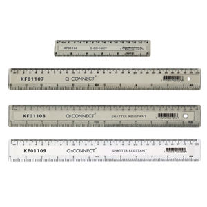 Q-Connect 15cm Clear Ruler