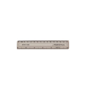 Q-Connect 15cm Clear Acrylic Ruler (Pack of 10)