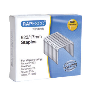 Rapesco 923/17mm Staples (Pack of 1000)