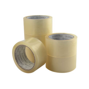 Q-Connect 50mm x 66m Clear Packaging Tape (Pack of 6)