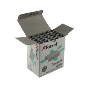 Rexel No. 66/8mm Staples (Pack of 5000)