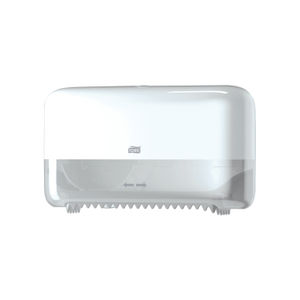 Tork T7 Coreless Mid-Size White Toilet Paper Dispenser