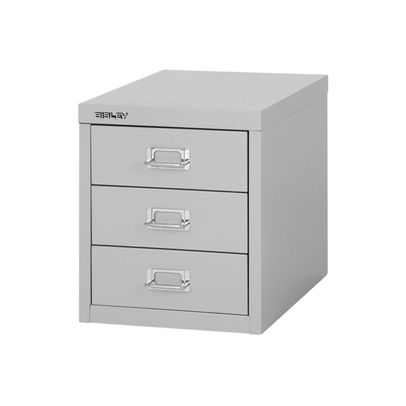 Bisley H325mm Grey 3 Drawer Filing Cabinet