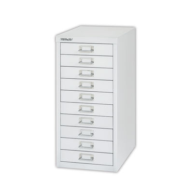 Bisley H590mm Silver 10 Drawer Filing Cabinet