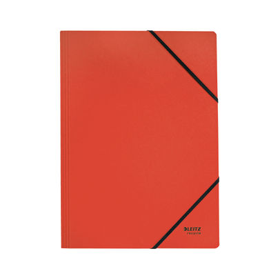Leitz Recycle A4 Red Card Folder (Pack of 10)