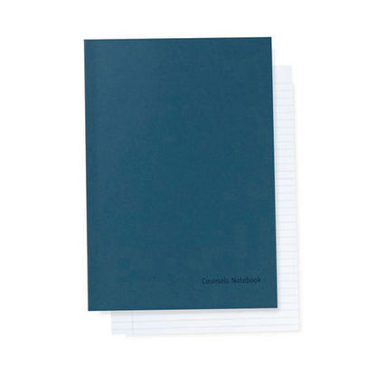 Legal Counsel A4 Blue Notebook