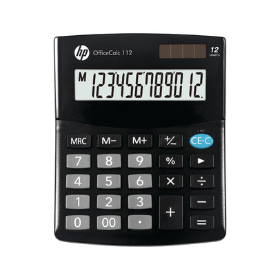 HP OfficeCalc 112 12 Digit Semi-Desktop Calculator