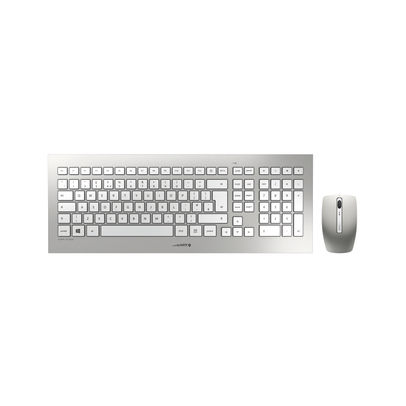 Cherry DW 8000 Wireless Silver Keyboard and Mouse Set