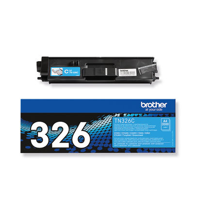 Brother 326 Cyan High Capacity Toner Cartridge - TN326C