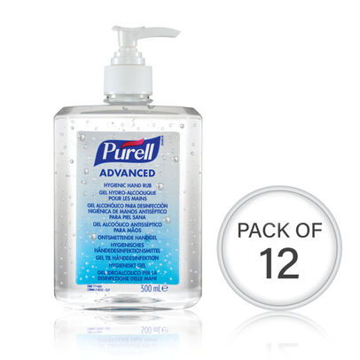 Purell Advanced Hygienic Hand Rub 500ml (Pack of 12)