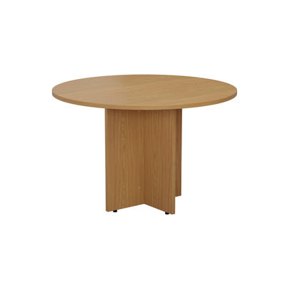 Jemini D1200 x H730mm Nova Oak Round Meeting Table