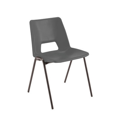 Jemini Black Polypropylene Stacking Chair