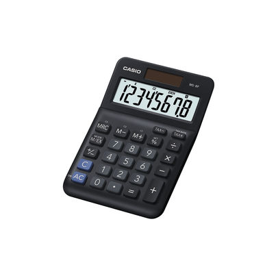 Casio MS-8F 8 Digit Mini Desk Calculator Black