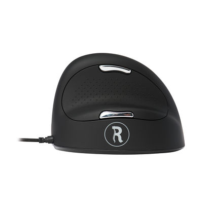 R-GO Black Large Right Handed Wired Ergonomic Mouse