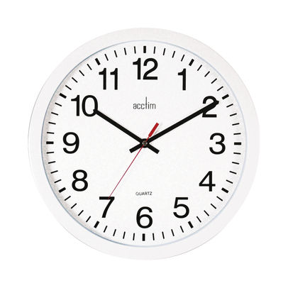 Acctim Controller White Silent Wall Clock