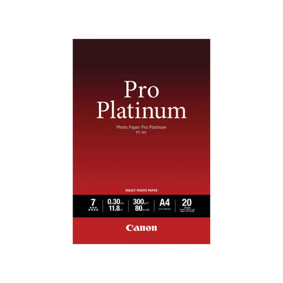 Canon PT-101 Pro Platinum A4 300gsm Photo Paper (Pack of 20)