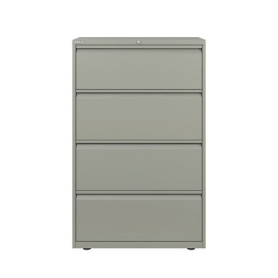 Bisley Essentials Goose Grey 4 Drawer Side Filing Cabinet 800x1270mm