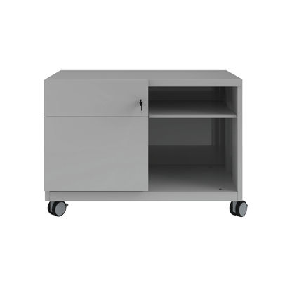 Bisley Caddy Left Hand 2 Drawer 800x490x563mm Goose Grey