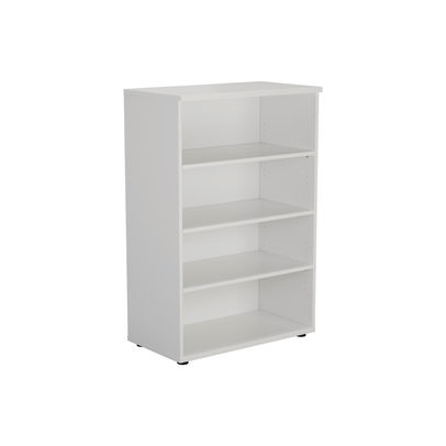 Jemini 1200 x 450mm White Wooden Bookcase