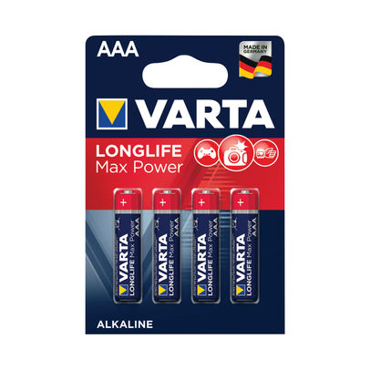 Varta Longlife Max Power AAA Battery (Pack of 4)
