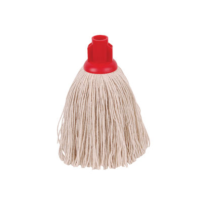 2Work Twine Rough Socket Mop 12oz Red (Pack of 10)