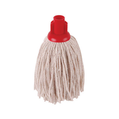 2Work Red 12oz Smooth Socket Mop (Pack of 10)