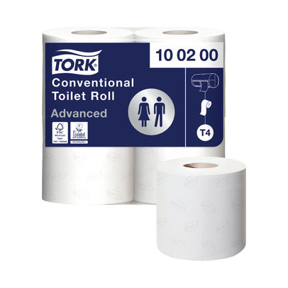 Tork White 2-Ply Conventional Toilet Roll (Pack of 36)